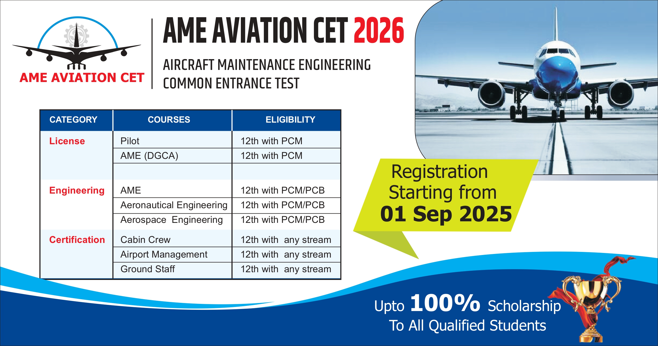 AME AVIATION CET 2026